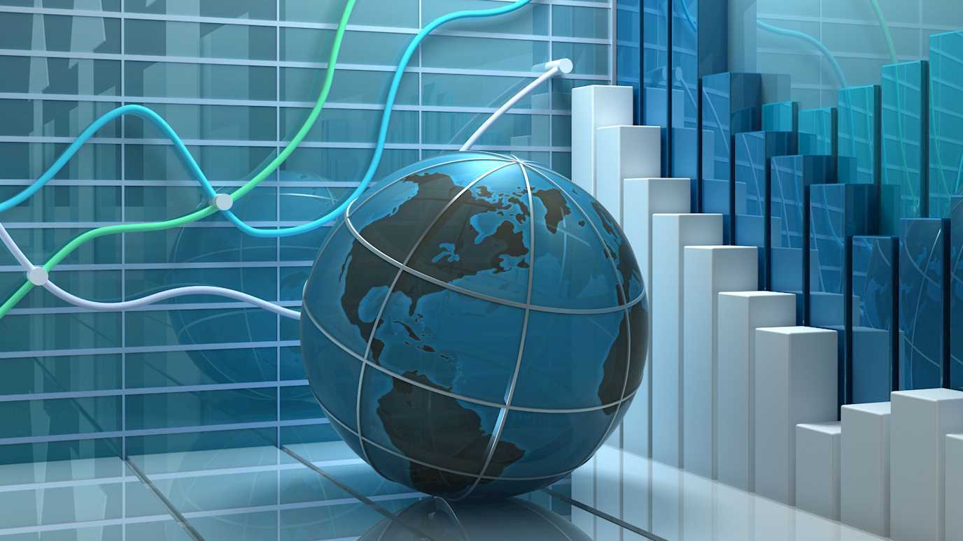 Globe and Graph - Economics
