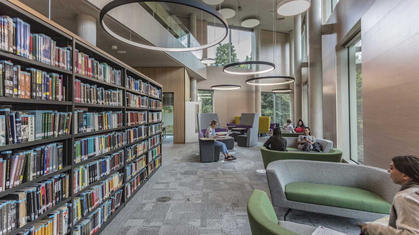 Library seated area