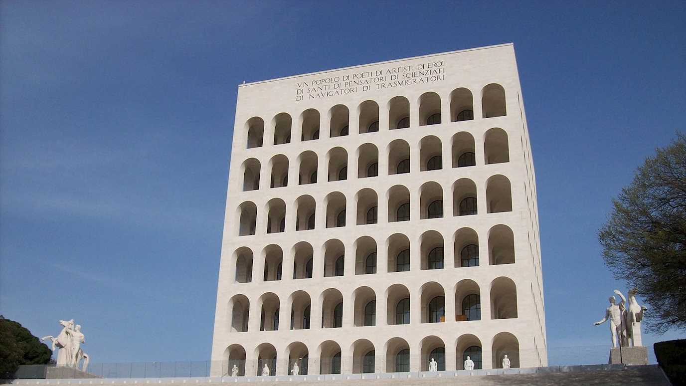 Roma Palazzo Della Civiltà Italiana Lato Nordovest