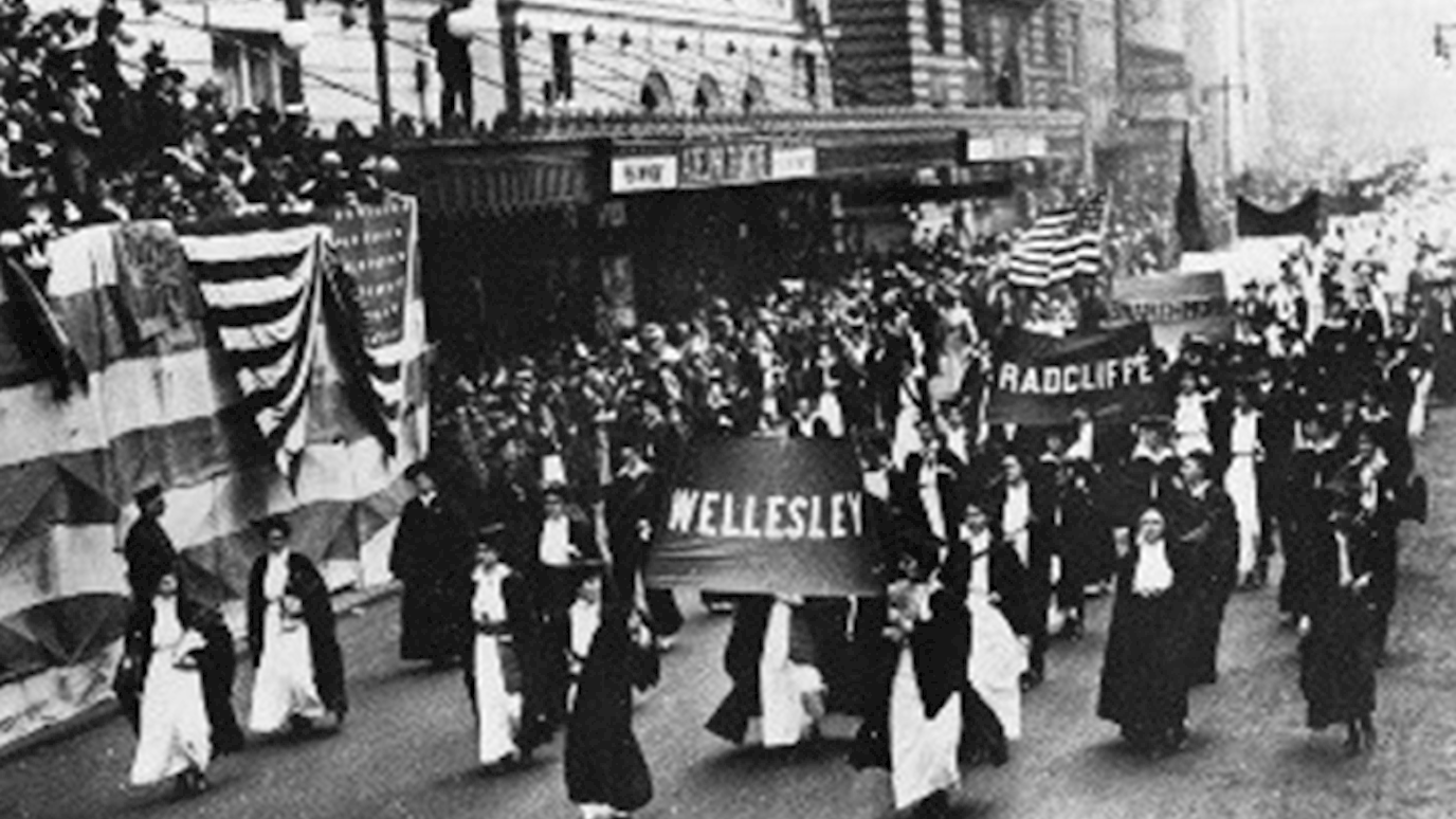Suffrage march - history research and teaching events