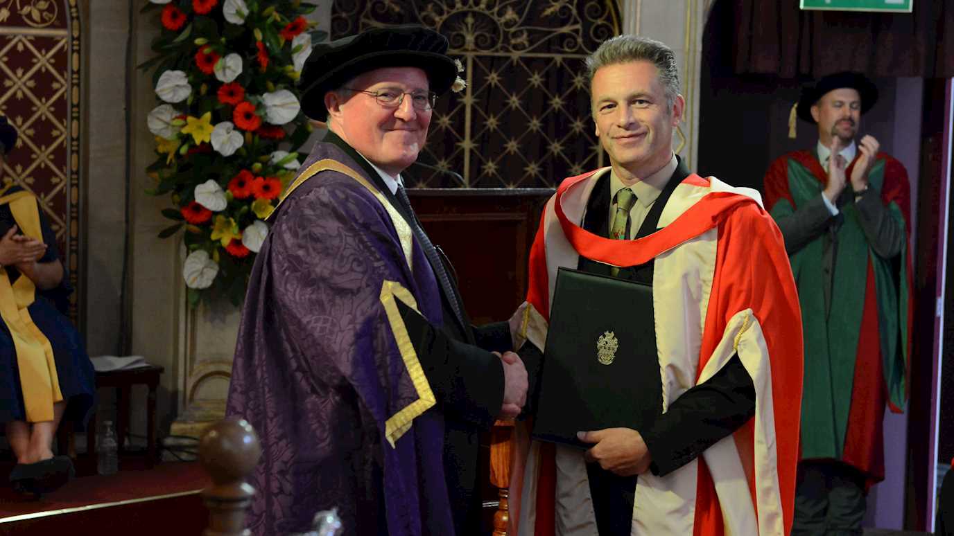 Chris Packham Honorary Doctorate