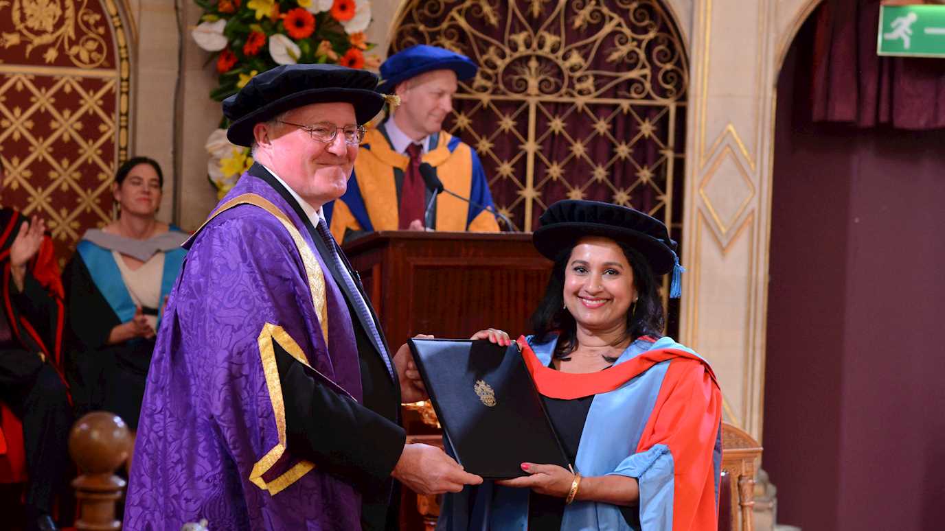 Her Honour Judge Khatun Sapnara Honorary Doctorate